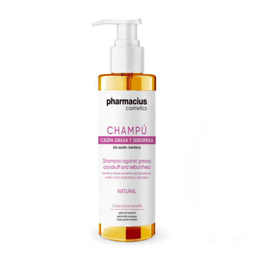 Champú Caspa Grasa Y Seborrea 500 Ml Pharmacius Cosmetics