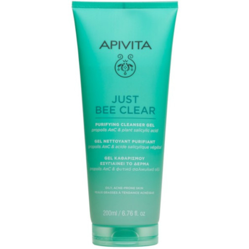 Apivita Just Bee Clear Gel Limpiador Purificante 200Ml