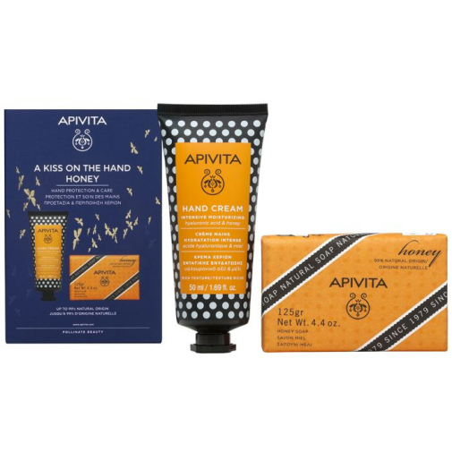 Apivita Crema De Manos Miel 50Ml + Jabon Miel 125Gr