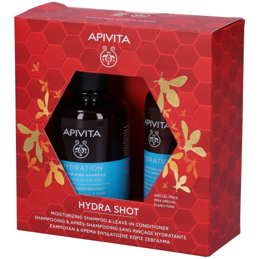 Apivita Cofre Hydra Shot Champu 250Ml + Acondicionador Sin Aclarado 100Ml