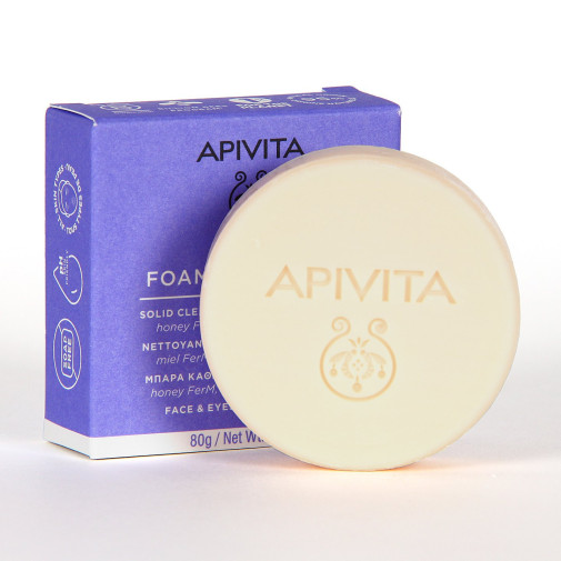 Apivita Limpiador Y Desmauillante Solido 80Gr
