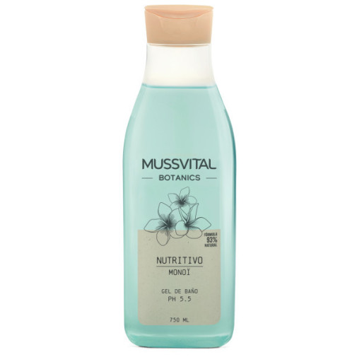 Mussvital Botanics Gel De Baño Monoi 1 Envase 750 Ml