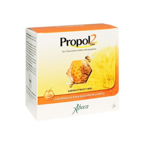 Propol 2 Emf 20 Comprimidos Bucodispersables Sabor Citrico Y Miel