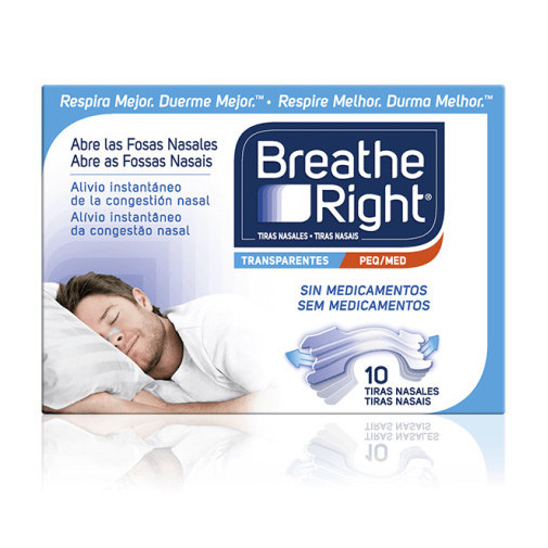 Breathe Right Transparentes 10 Unidades Talla Pequeña