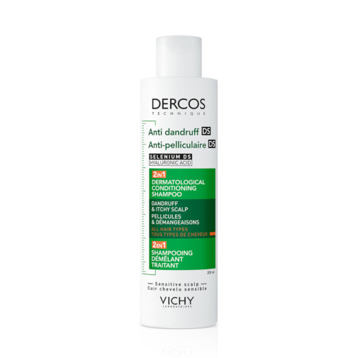 Dercos Champu Anticaspa 2 En 1 1 Envase 200 Ml