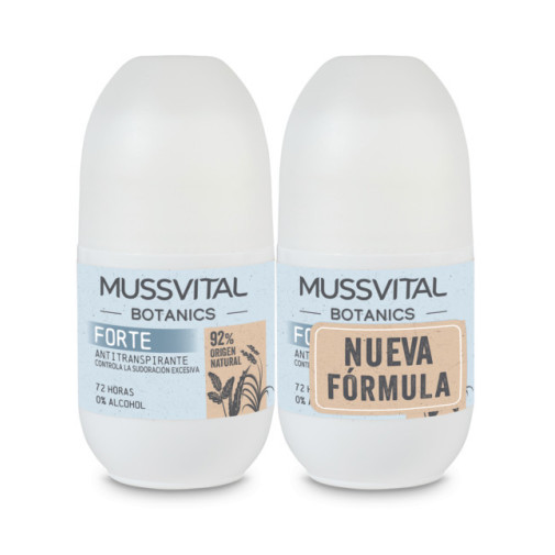 Mussvital Essentials Botanics Antitranspirante Forte 1 Envase 75 Ml X2