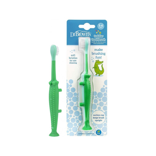 Dr Brown´S Cepillo Infantil Cocodrilo 1 4 Años