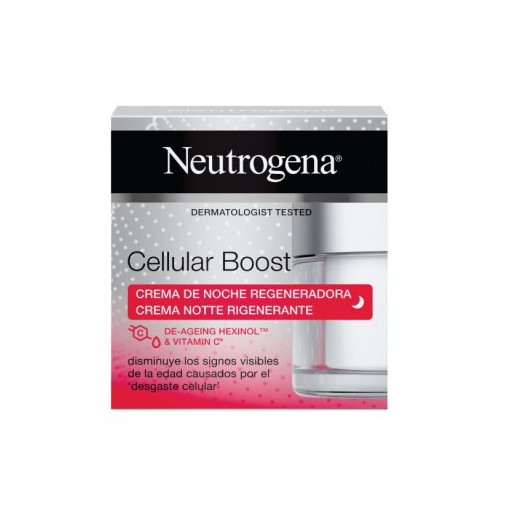 Neutrogena Cellular Boost Crema Noche Regeneradora 1 Envase 50 Ml