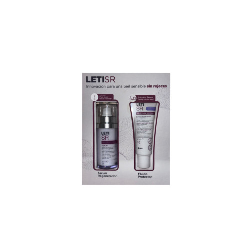 Letisr Caja Rutina Fludo Anti  Rojeces 40 Ml + Serum Regenerador 30 Ml
