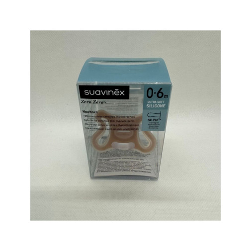Chupete Silicona Fisiologico Suavinex Sx Pro Zero Zero 0   6 Meses 1 Unidad Caramel