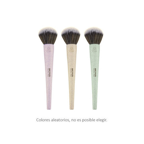 Beter Natural Fiber Brocha De Maquillaje En Polvo Pelo Sintetico