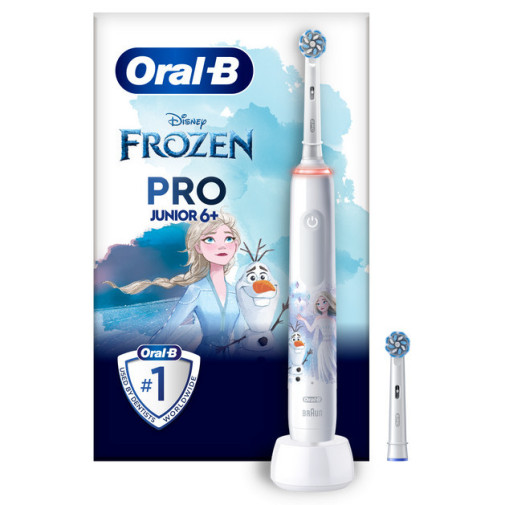 Cepillo Dental Electrico Recargable Oral B Pro 3 Junior 6+ Box 1 Unidad Frozen