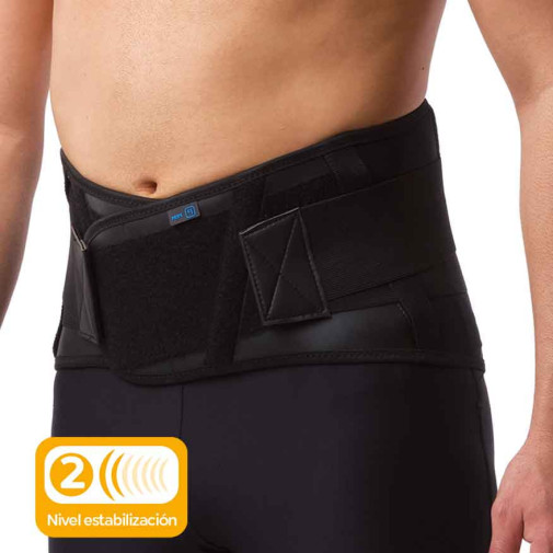 Faja Lumbosacra Primspine Laboral Talla M Negro Prs625
