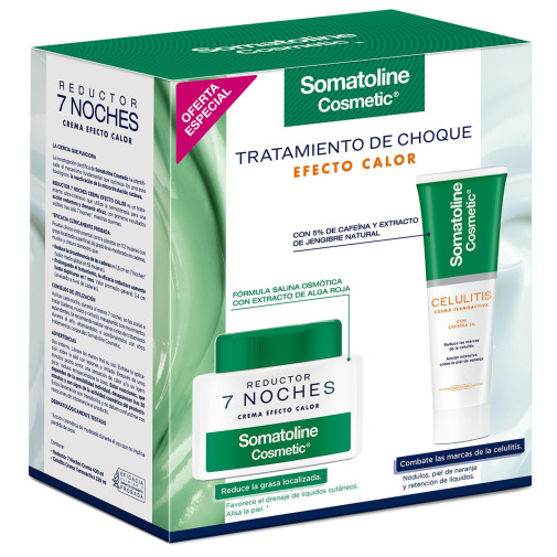 Somatoline Cosmetic Kit Tratamiento De Choque Reductor Intensivo Noche+ Celulitis Resistente 1 Envas
