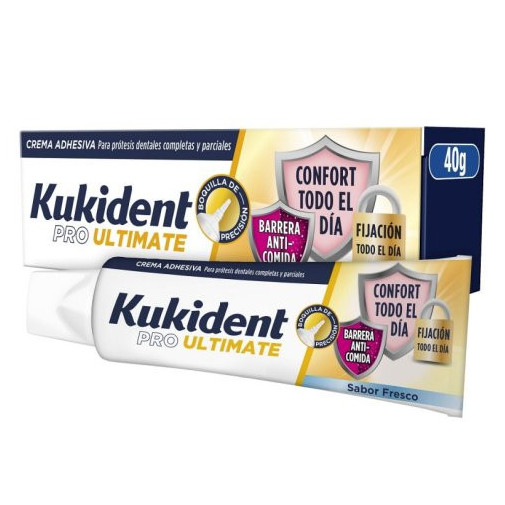 Kukident Pro Ultimate 1 Tubo 40 G Sabor Fresco