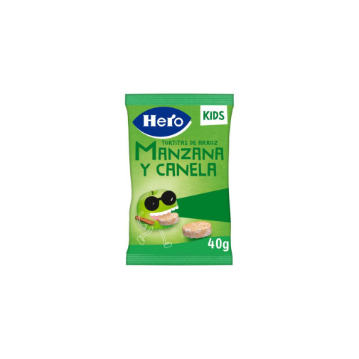 Hero Kids Tortitas Arroz Manzana Y Canela 1 Bolsa 40 G