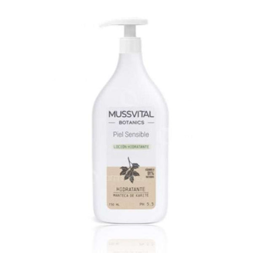 Mussvital Essentials Botanics Locion Corporal Piel Sensible 1 Envase 750 Ml