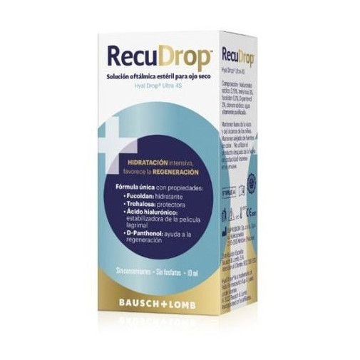 Recudrop Solucion Oftalmica Para Ojo Seco 1 Bote 10 Ml