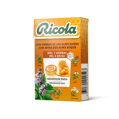 Ricola Caramelos 1 Envase 50 G Sabor Miel Y Hierbas