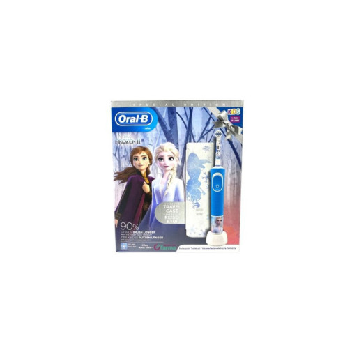 Cepillo Dental Eléctrico Recargable Infantil Oral B Kids Frozen Ii Con Estuche De Viaje