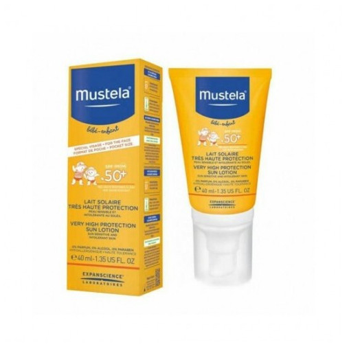 Mustela Leche Solar Muy Alta Proteccion Spf 50+ 40 Ml