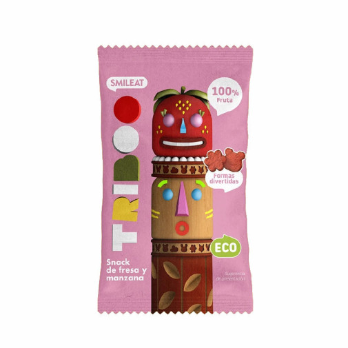 Smileat Snack 1 Bolsa 25 G Sabor Fresa Y Manzana