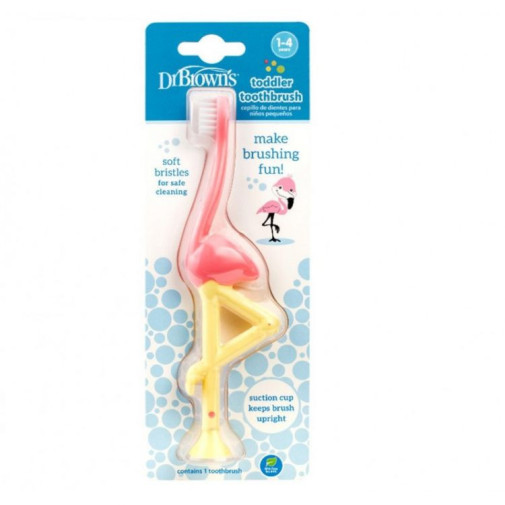 Dr Brown´S Cepillo Dental Infantil Flamenco 1 4 Años