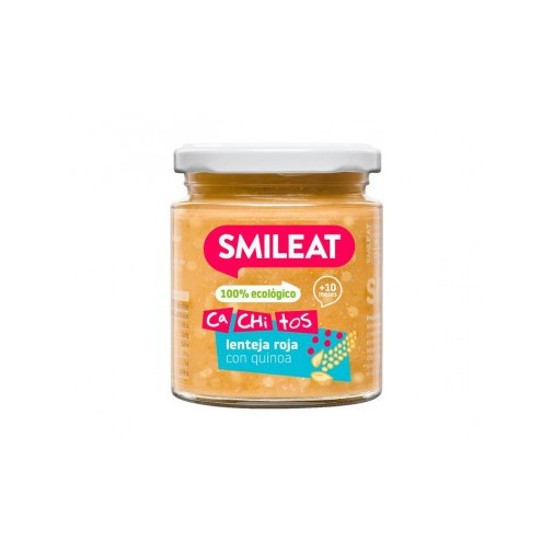 Smileat Cachitos 1 Tarrito 230 G Sabor Lenteja Roja Con Quinoa