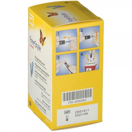 Freestyle Lancetas 50 Un