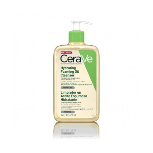 Cerave Limpiador Aceite Espumoso Hidratante 473 ml
