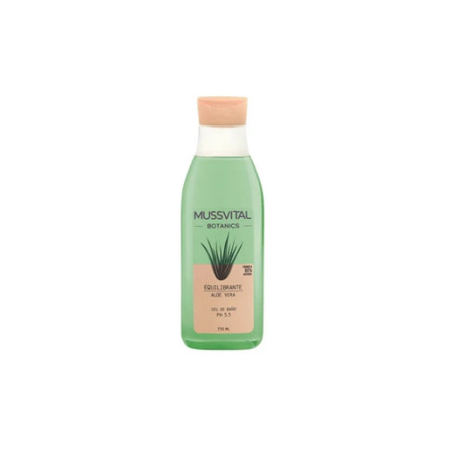 Mussvital Essentials Botanics Gel De Baño Aloe Vera 1 Envase 750 Ml