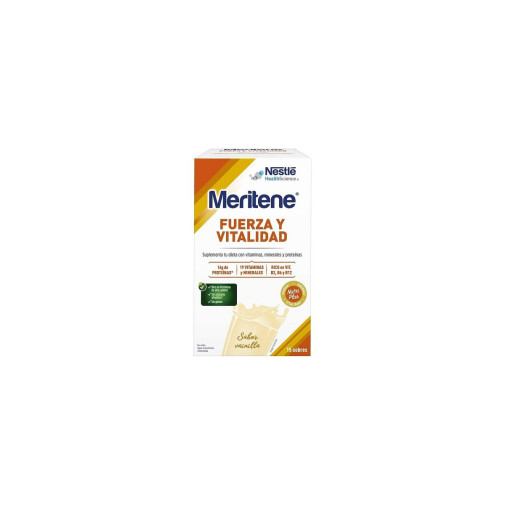 Meritene Fuerza Y Vitalidad Pack 30 Sobres Vainilla 15% Descuento