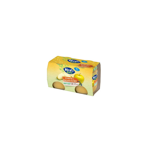 Hero Baby Compota De Manzana 2 Tarros 120 G Bipack