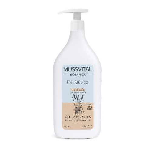 Mussvital Essentials Botanics Gel De Baño Piel Tendencia Atopica 1 Envase 750 Ml