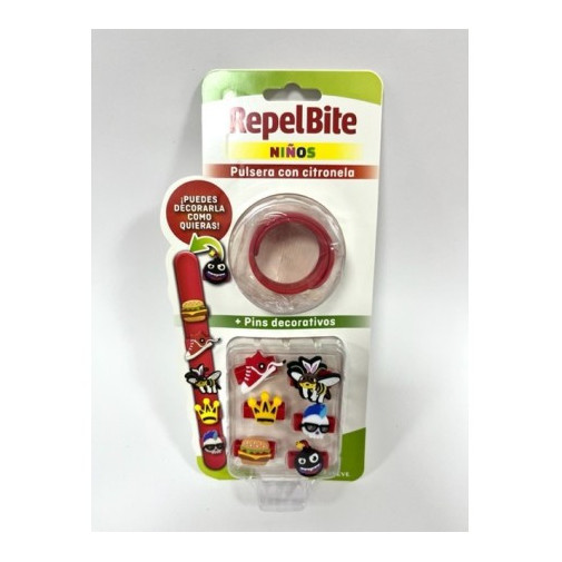 Repel Bite Niños Pulsera Citronela Pers