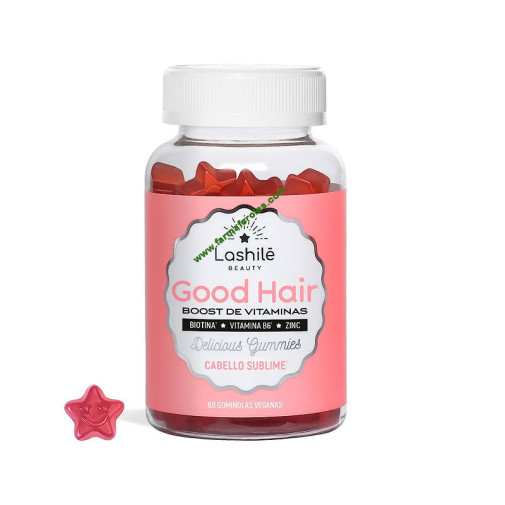 Good Hair Sin Azucar 60 Gominolas Sabor Tutti Frutti