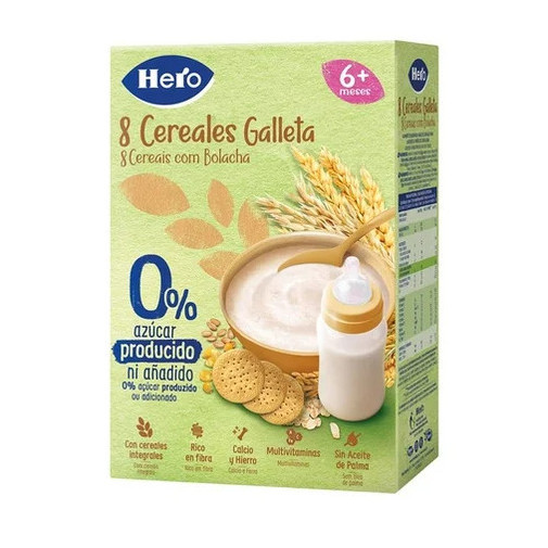 Hero Baby Pap 8 Cereal Gall Est 340 Grs
