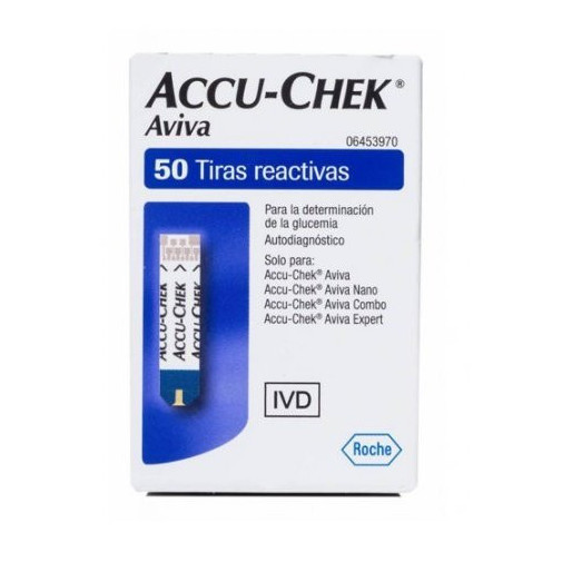 Accu Chek Aviva 50 Tiras Reactivas