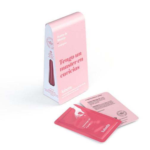 Lubets Aceite De Masaje Ecologico 10 Monodosis 4 Ml Aroma Miel