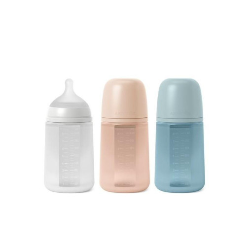 Biberon Silicona Suavinex Soft Colour + 3 (0 6) Meses 1 Unidad 240 Ml