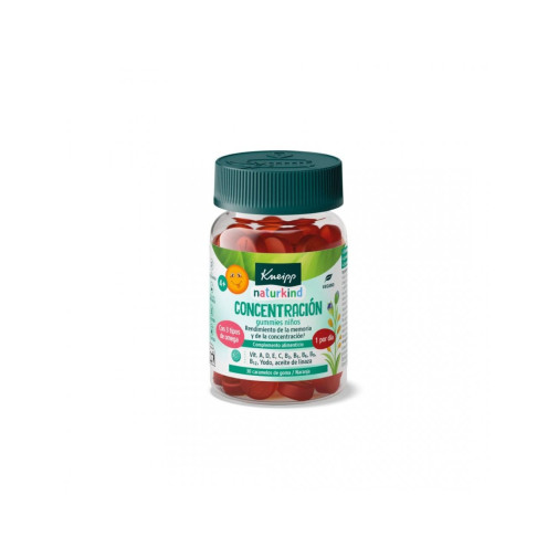 Kneipp Gummies Niños Concentracion 30 Caramelos De Goma Sabor Naranja