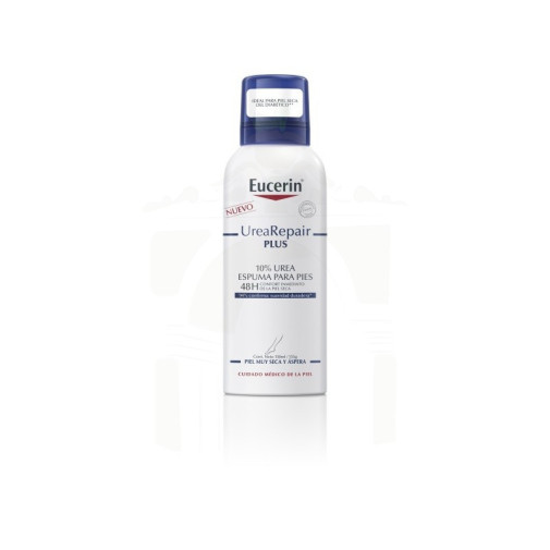 Eucerin Urearepair Plus 10% Urea Espuma Para Pies 1 Envase 150 Ml
