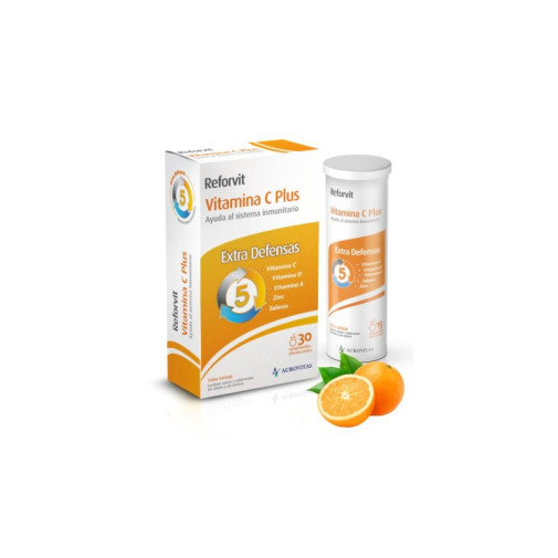 Reforvit Vitamina C Plus 30 Comprimidos Efervescentes