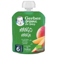 Gerber Pouch Organic Mango 90G