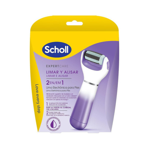 Scholl Expertcare Lima Electronica Para Pies 2 En 1 Limar Y Alisar 1 Unidad