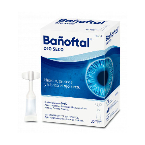 Bañoftal Ojo Seco 30 Monodosis 0,5 Ml