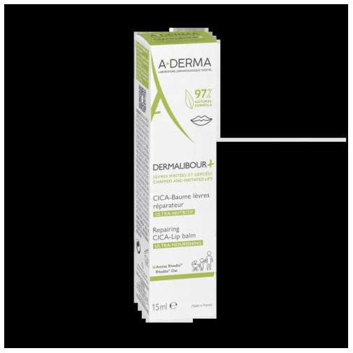 A Derma Dermalibour+ Cica Balsamo Labial Reparador 1 Envase 15 Ml