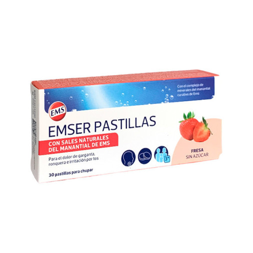 Emser Pastillas Fresa Sin Azucar
