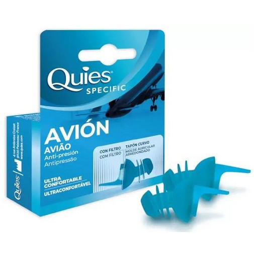 Tapones Oidos Quies Specific Avion Anti Presion 1 Par