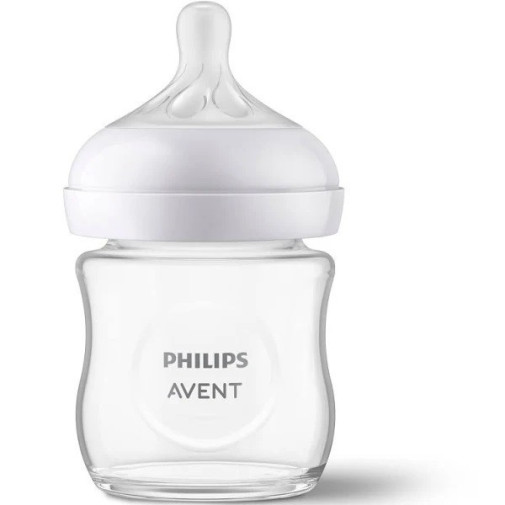 Biberon Anti Colic Cristal Philips Avent Natural Response + 0 Meses 1 Unidad 120 Ml